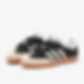 Samba OG Adidas Originals Womens Samba Og Core Black Wonder White Metallic Silver Trainers