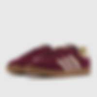 Gazelle Maroon Cream White Gum Trainers