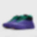 Dame X Purple Rush Core Black Court Green Trainers