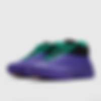 Dame X Purple Rush Core Black Court Green Trainers