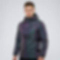 Running Iridescent Anorak — Oil Slick Shift Iridescent