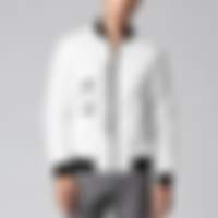 Premium Two-Tone Track Jacket with Contrast Zipper