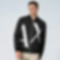 Geometric Reversible Bomber Jacket Reversible