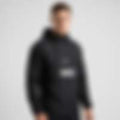 Running Technical Anorak — All-Black Utility All-Black Utility