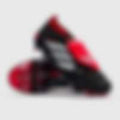 Predator Elite Tongue FG Adidas Predator Elite Tongue Firm Ground Core Black Ftwr White Lucid Red Adult Boots