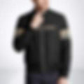 Check Detail Bomber Jacket