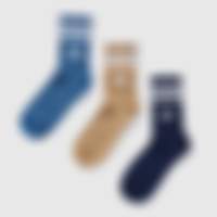 3 Pair 3-Stripes Crew Socks