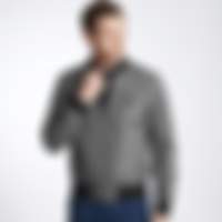 Reversible Bomber Jacket in Stone Grey