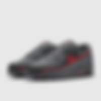 Sportswear Air Max 90 Premium Iron Grey University Red Black Trainers