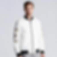 RISE Statement Bomber Jacket in White